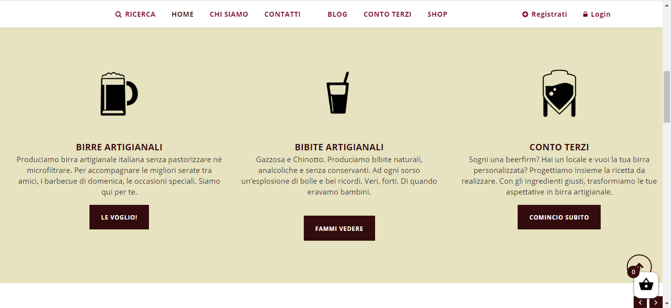 screenshot home page www.birracarru.it